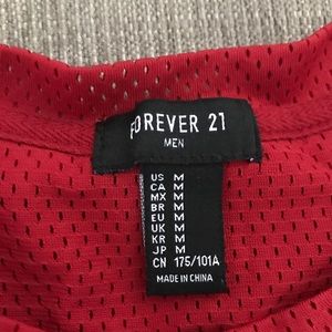 Red men  jersey  shirt